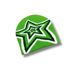 Star Beanie Green