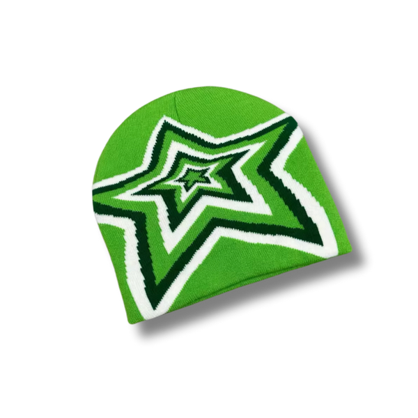 Star Beanie Green