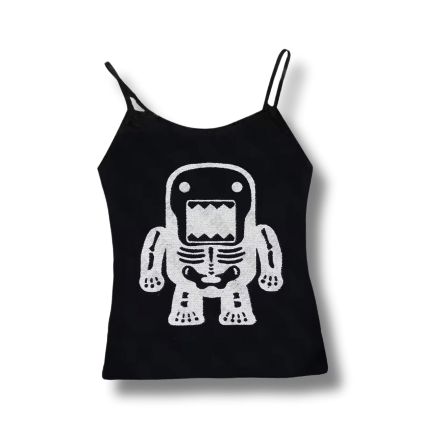 Skeleton Domo Crop Top
