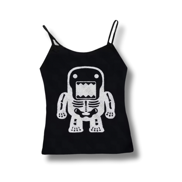 Skeleton Domo Crop Top