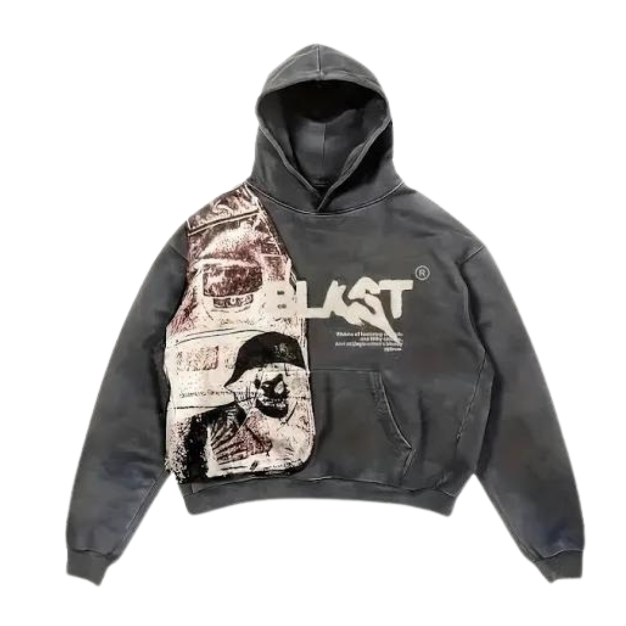 Black Blast Graphic Hoodie