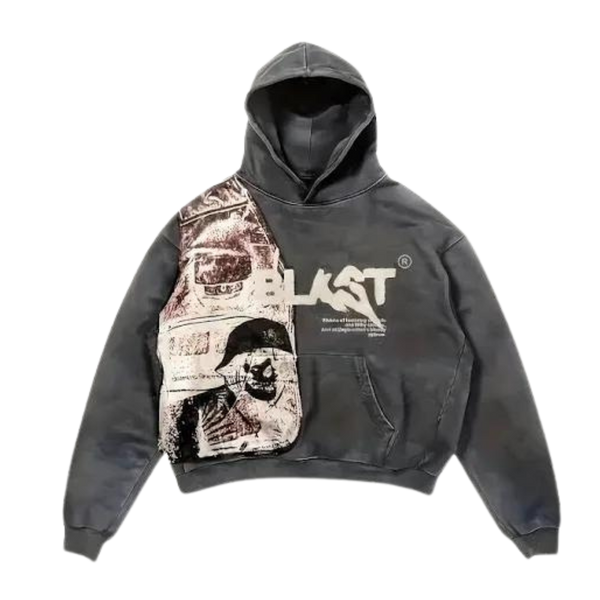 Black Blast Graphic Hoodie