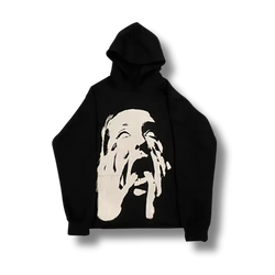 Face Melt Graphic Hoodie