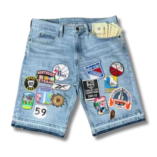 Multi Logo Shorts