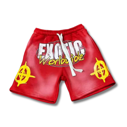 Red Target Aim Shorts