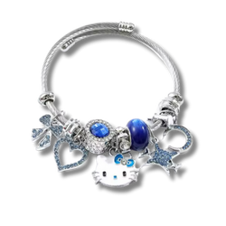 Blue Hello Kitty Charm Braclet