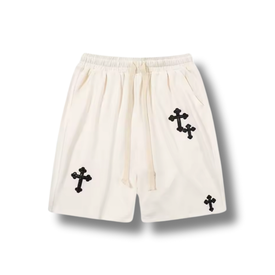 Cross Shorts White