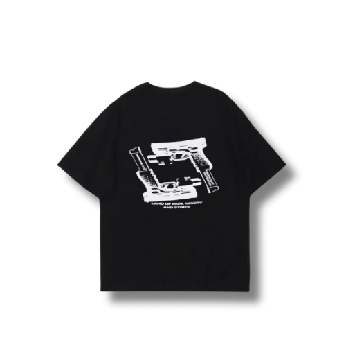 Pistol Graphic Tee Black