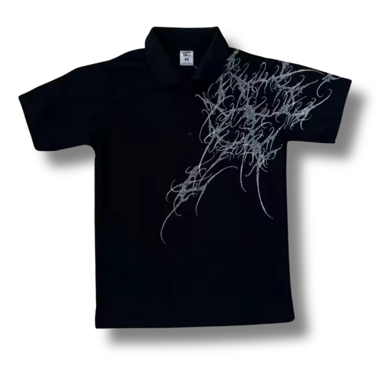 Cyber Sigilism Black Polo