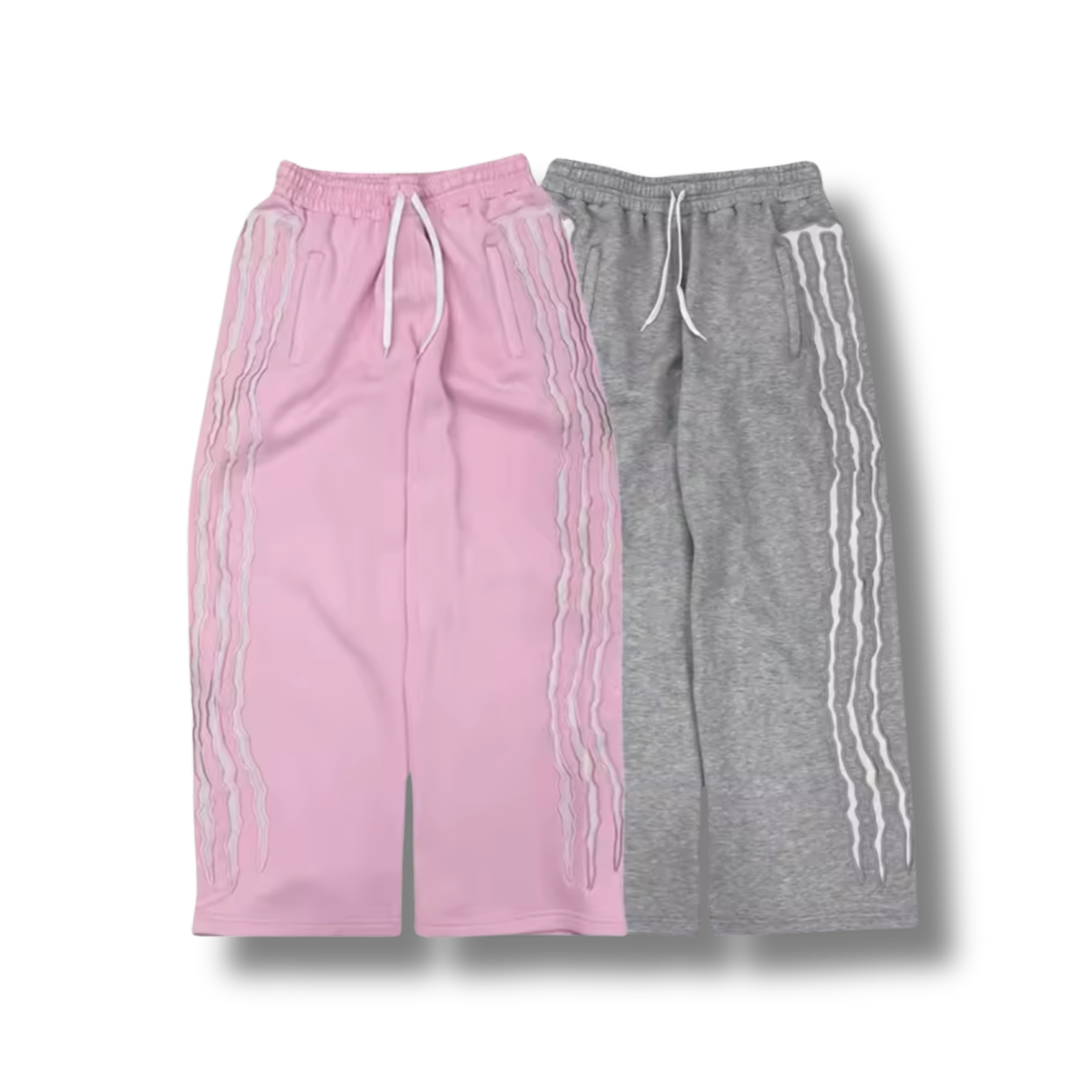 Monster Energy Matching Tracksuit Set Grey & Pink