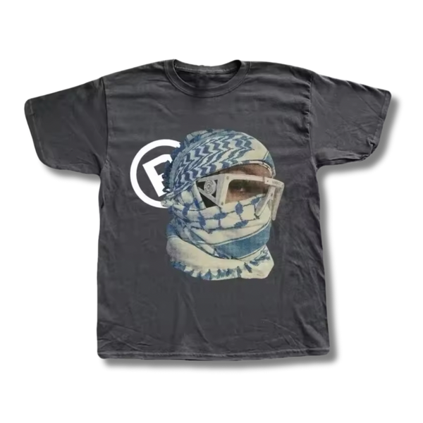 Grey Desert Mask Graphic Tee