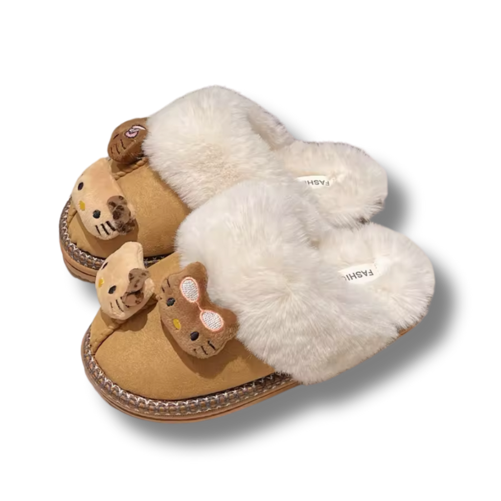 Hello Kitty Fluffy Slippers