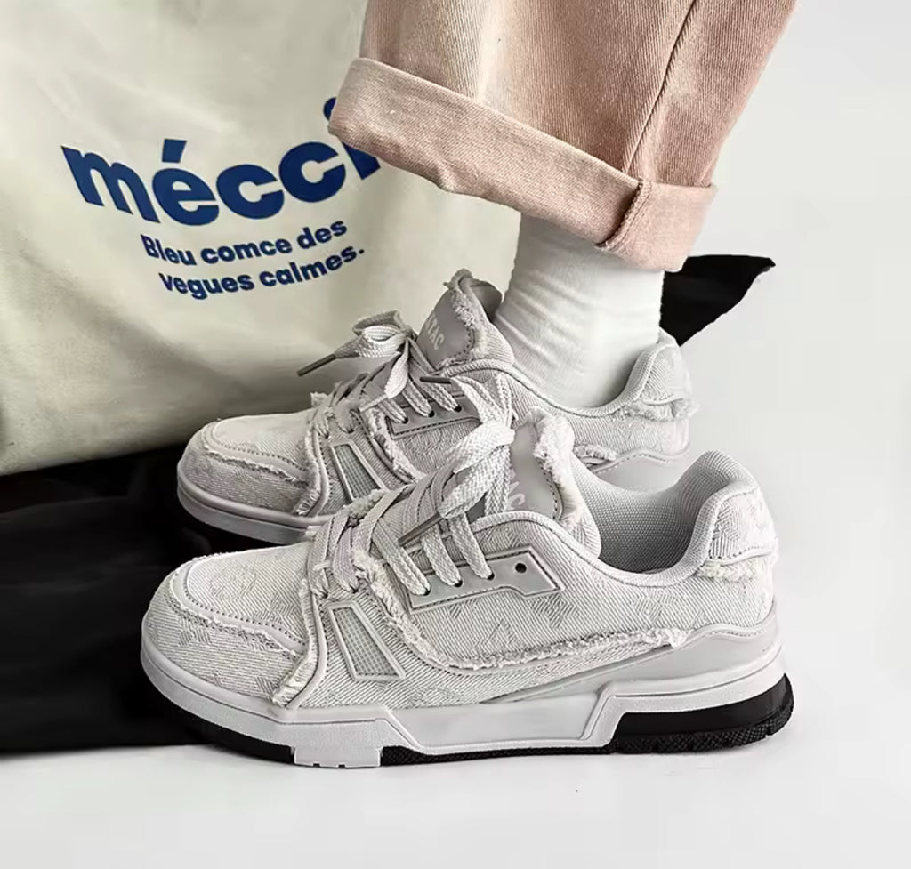 Woxez Monogram White Sneakers