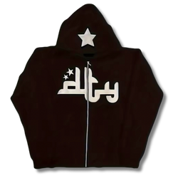 Brown Arabian zip up