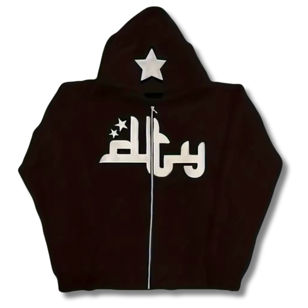 Brown Arabian zip up