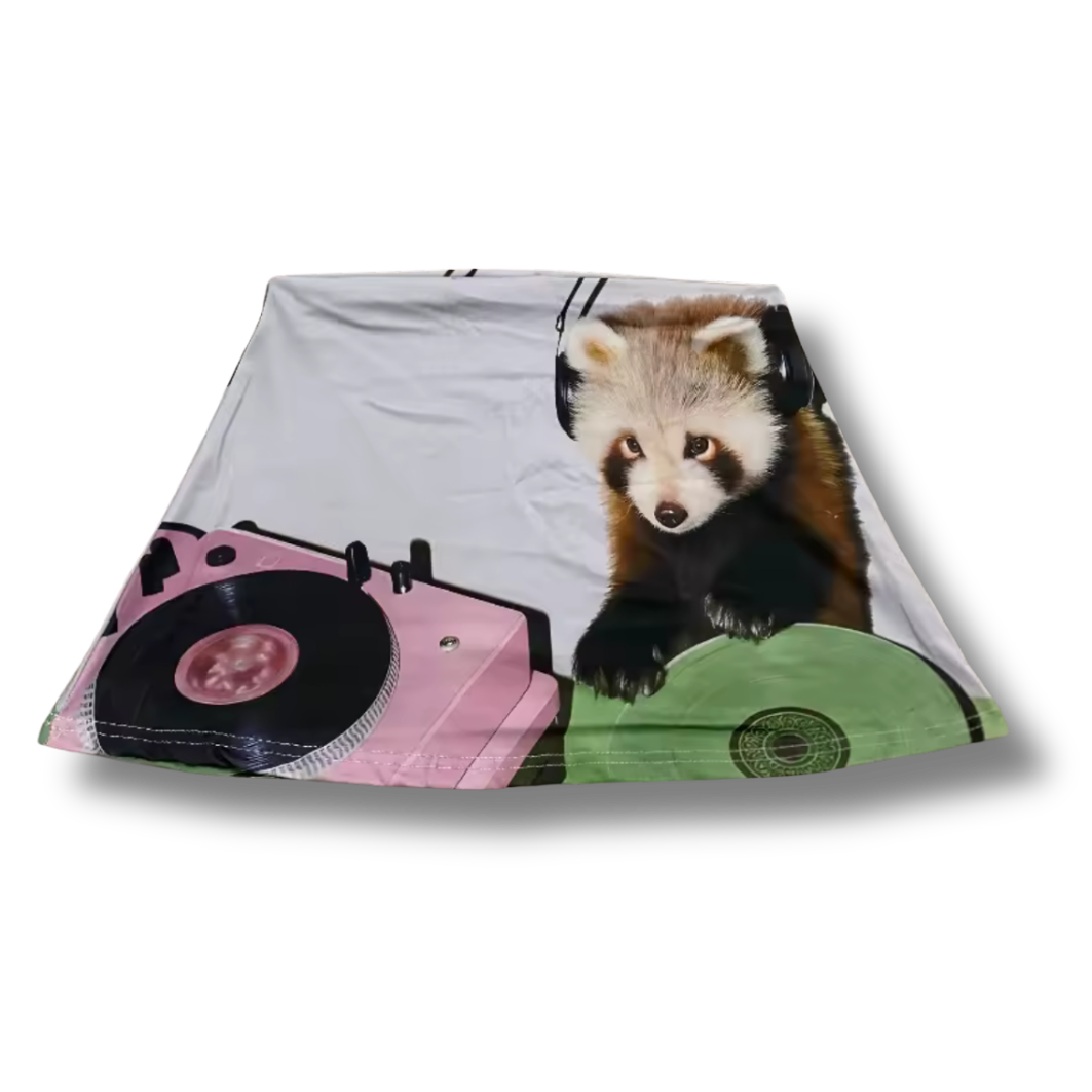 DJ Racoon Mini Skirt