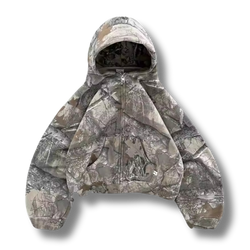 Camo Graphic Zip Up