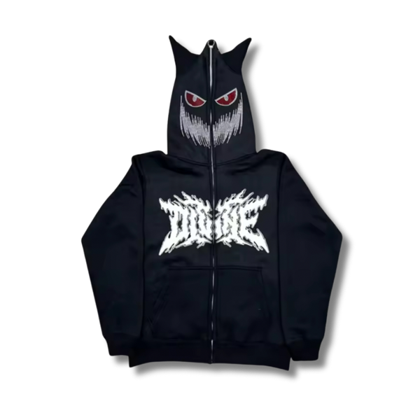 Scary Hooded Zip Up